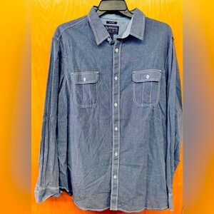 American Rag Mens Long Sleeve Dress-Shirt